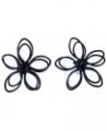 Double Layer Hollow Small Flower Stud Earrings Women Cute Ear Jewelry $3.21 Earrings