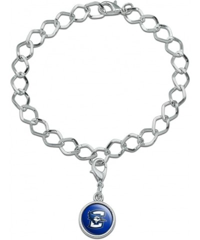 Creighton University Primary Logo Silver Plated Bracelet with Antiqued Charm $10.25 Bracelets