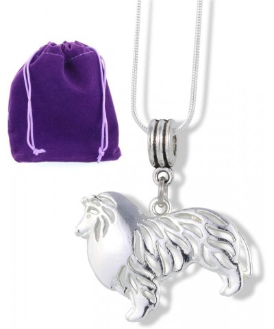 Dog Necklace Collie $16.48 Necklaces