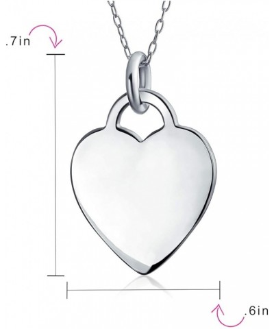 Tiny Minimalist ABC Medium Size Heart Shape Script Or Block Letter Alphabet A-Z Initial Pendant Necklace For Teen For Women ....