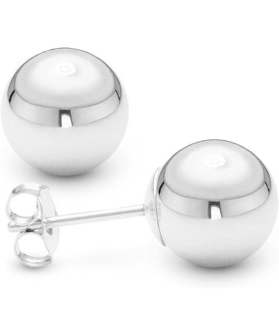 14K White Gold Ball Stud Earrings 3 mm $35.19 Earrings