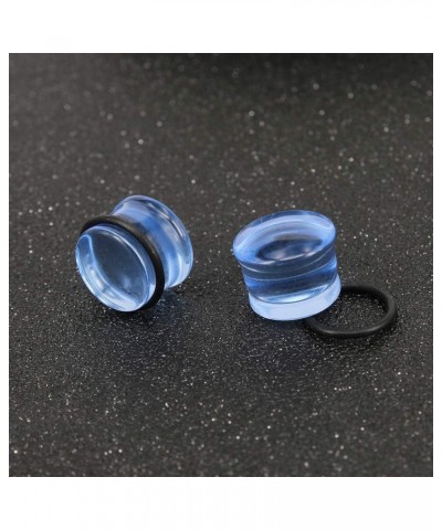 4 Pairs Glass Ear Gauges Mushroom Single Flare Plugs Tunnels Ear Lobe Stretching Piercing 4G-5/8 inches Gauge- 2g(6mm) $9.24 ...