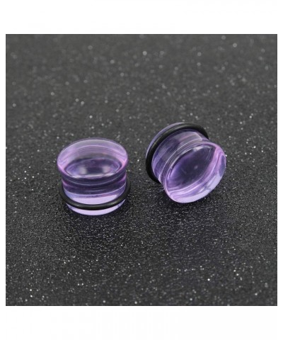 4 Pairs Glass Ear Gauges Mushroom Single Flare Plugs Tunnels Ear Lobe Stretching Piercing 4G-5/8 inches Gauge- 2g(6mm) $9.24 ...