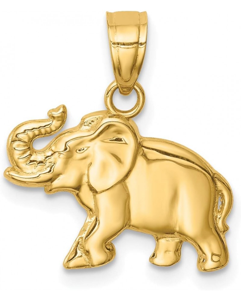 14K Elephant Pendant $45.43 Necklaces