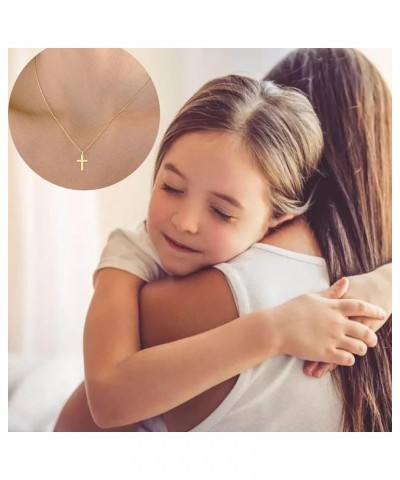 Cross Necklace for Women Girl 16th /18th/20th/21st/30th/40th/50th/60th/70th Birthday Gifts Simple Cute Gold Cross Necklaces D...