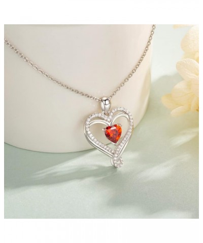 Jewelry for Women Infinity Heart Necklaces for Women Birthstone Necklaces for Women 18K Rose Gold Filled 925 Sterling Silver ...