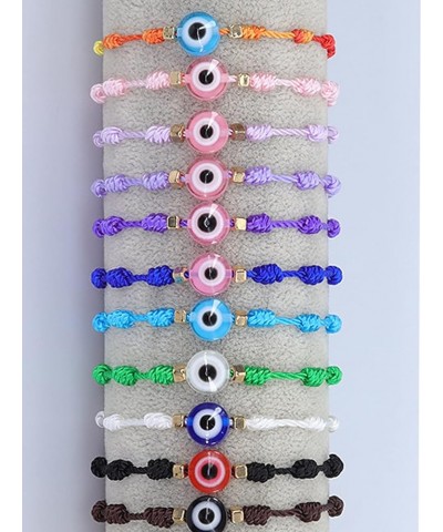 Evil Eye Bracelet for Women Blue Eye Braided Bracelets Ojo Bracelet Evil Eye Jewelry Christmas Gifts for Teen Girls 2023 10 p...