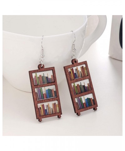 Book Earrings for Women Book Shelf Earrinfs for For Book Lovers Gifts for Book Lovers Women Bookshelf Acrylic Dangle Earrings...