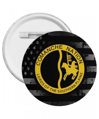 Comanche Nation Round Badges 2.3 Inches Button Pins Badge Brooch Decoration for Men and Women $12.46 Brooches & Pins