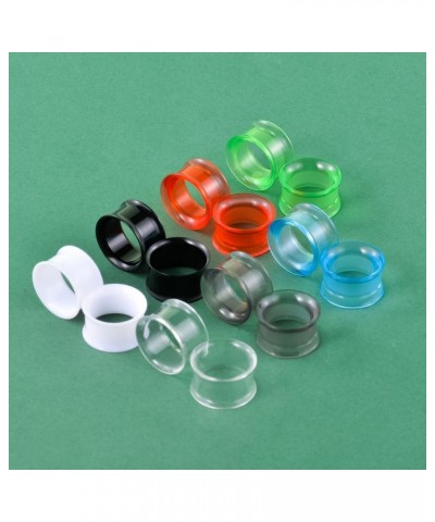 Acrylic Ear Gauges Color Ear Tunnels Stretching Kit Plugs Expander Mix Set 2g(6mm) Style 5 $11.18 Body Jewelry