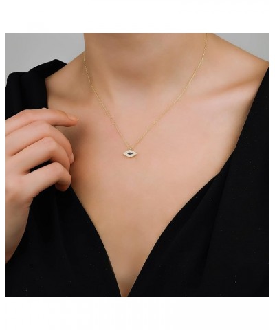 18K Gold Plated 925 Sterling Silver with Zirconia | Protection Pendant Chain Jewelry Choker for Women Comes with Beautiful Gi...