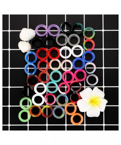 22Pairs Soft Silicone Tunnels Ear Gauges Tunnels Plugs Stretchers Expander Mix Set for Women Men 2g-3/4 22pairs，5/8"（16mm） $1...