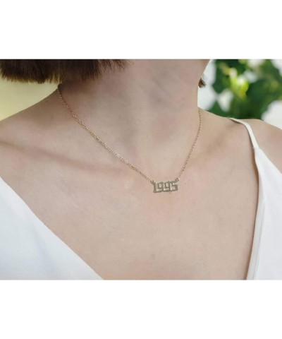 Year Necklace Old English Number Necklace Special Birth Year Gift 1983 $6.15 Necklaces