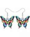 Drop Dangle Big Monarch Butterfly Earrings Fashion Insect Jewelry For Women Girls Teens Gifts Grey $7.19 Earrings