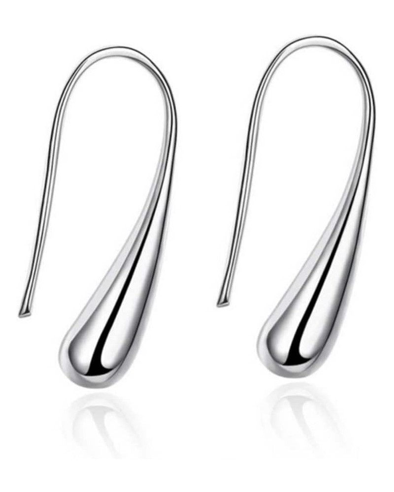 thread drop earring water drop earring threaded earrings for women Classic TearDrop Hook Teardrop Back Earrings Earing Mini e...