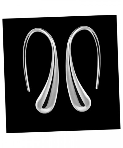 thread drop earring water drop earring threaded earrings for women Classic TearDrop Hook Teardrop Back Earrings Earing Mini e...