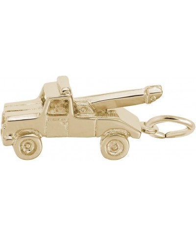 Tow Truck Charm, Charms for Bracelets and Necklaces Yellow Gold $21.19 Bracelets