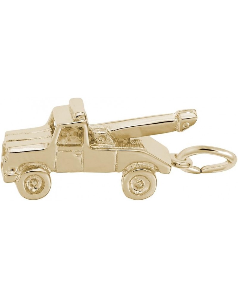 Tow Truck Charm, Charms for Bracelets and Necklaces Yellow Gold $21.19 Bracelets