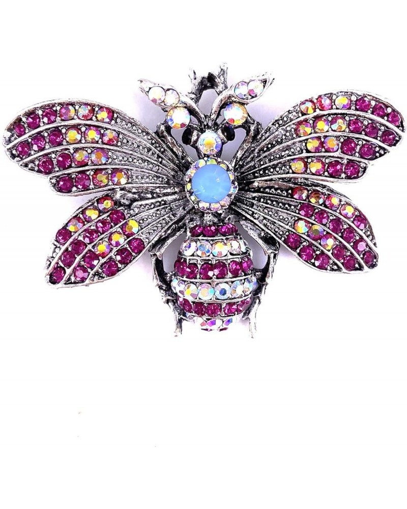 Lovely Honey Bee Brooch For Women Girls Fashion Animal Broach Pin purple $8.39 Brooches & Pins