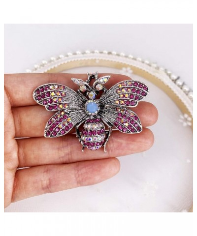 Lovely Honey Bee Brooch For Women Girls Fashion Animal Broach Pin purple $8.39 Brooches & Pins