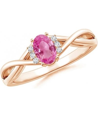 Natural Pink Sapphire Solitaire Ring for Women, Girls in 14K Solid Gold/Platinum| September Birthstone Jewelry Gift for Her |...