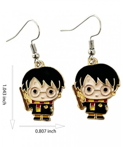 TV Movies Potter Earring Stud Zinc Alloy Earrings for Girls and Women 1 $5.00 Earrings