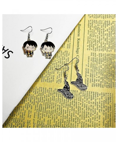 TV Movies Potter Earring Stud Zinc Alloy Earrings for Girls and Women 1 $5.00 Earrings