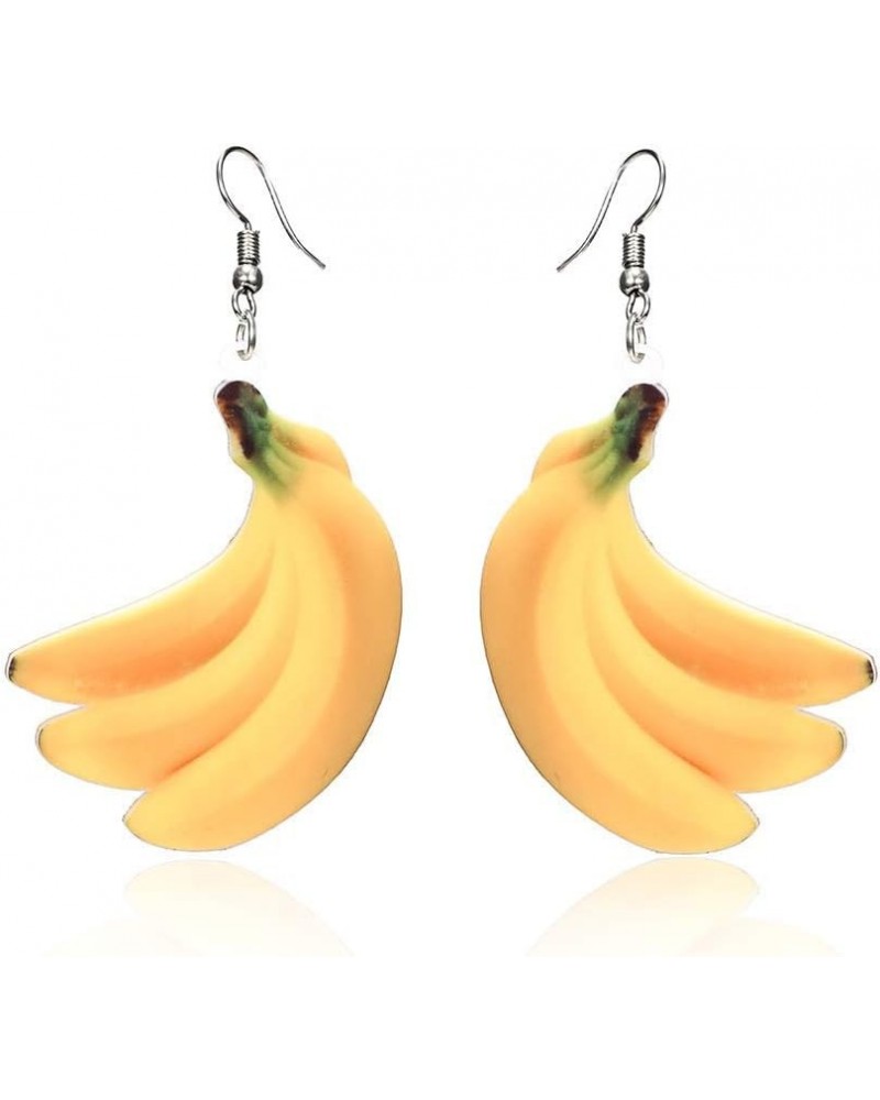 1 Pair Earring Jewellery Women Cute Banana Drop Dangle Ear Studs Jewelry Accessories Gift $3.80 Earrings