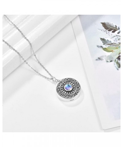 Cremation Urn Necklace for Ashes S925 Sterling Silver Keepsake Memorial Jewelry for Women Girls with Filling Kit Waterproof G...