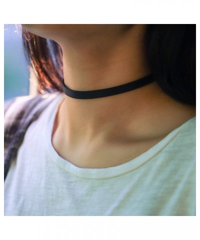 Choker Necklace Adjustable Black Collar Necklaces for Women and Girls NK129 $6.83 Necklaces