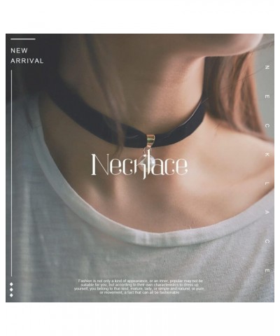 Choker Necklace Adjustable Black Collar Necklaces for Women and Girls NK129 $6.83 Necklaces