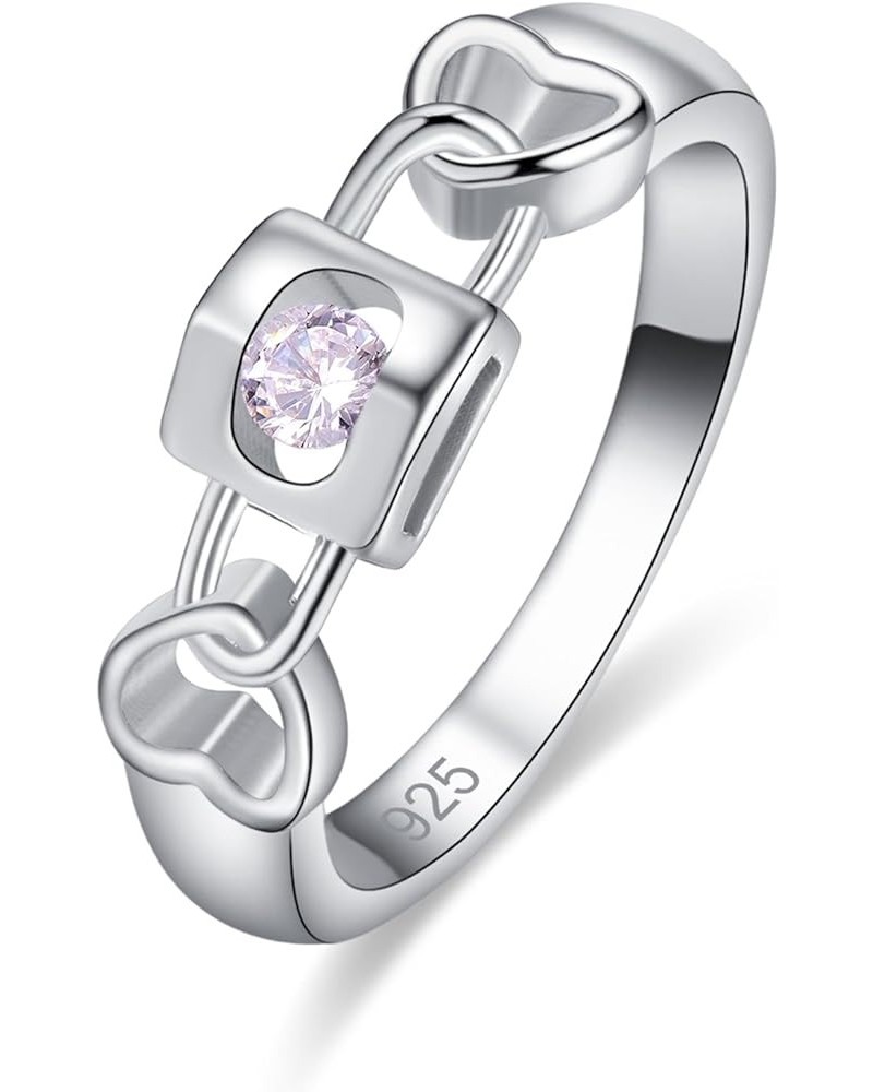 Women's 925 Sterling Silver 5ct Created Morganite Filled Knuckle Ring Round White $4.79 Rings