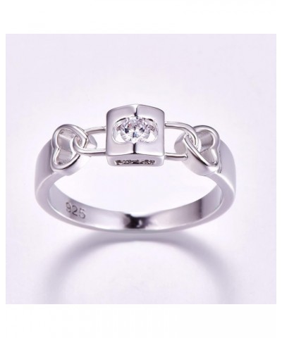 Women's 925 Sterling Silver 5ct Created Morganite Filled Knuckle Ring Round White $4.79 Rings