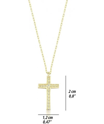 18K Gold Plated 925 Sterling Silver with Zirconia | Protection Pendant Chain Jewelry Choker for Women Comes with Beautiful Gi...