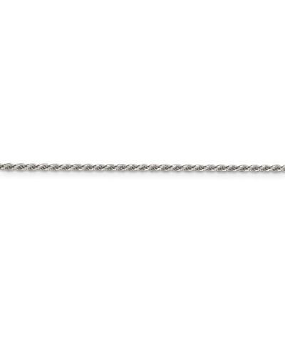 925 Sterling Silver Sparkle Cut Rope Chain Necklace Jewelry Gifts for Women in Silver Choice of Lengths 16 18 20 22 24 26 28 ...