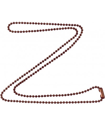 1.8mm Fine Antique Copper Ball Chain Necklace with Extra Durable Color Protect Finish 15 Inches $10.77 Necklaces