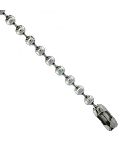 Stainless Steel Bead Ball Chain 5 mm Thick, Necklaces Bracelets & Anklets 18.0 Inches $11.37 Necklaces