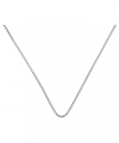 Sterling Silver 1mm X 20 Inches Italian Box Chain Necklace $15.38 Necklaces