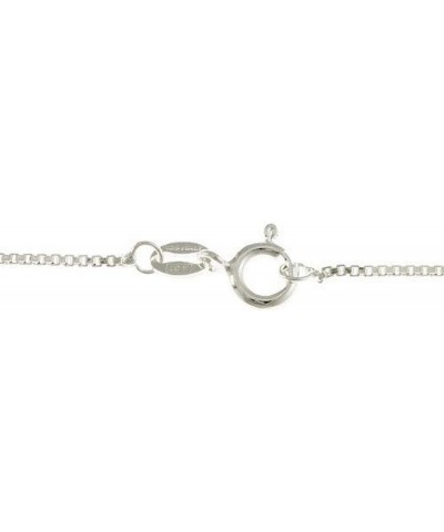 Sterling Silver 1mm X 20 Inches Italian Box Chain Necklace $15.38 Necklaces