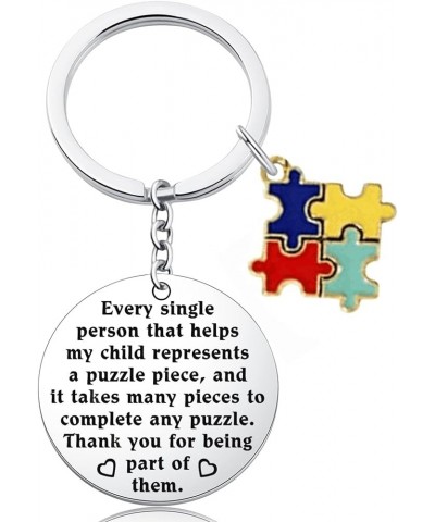 Autism Awareness Keychain Autism Awareness Gift Autistic Teacher Therapist Appreciation Gift Autism Keychain $7.60 Pendants