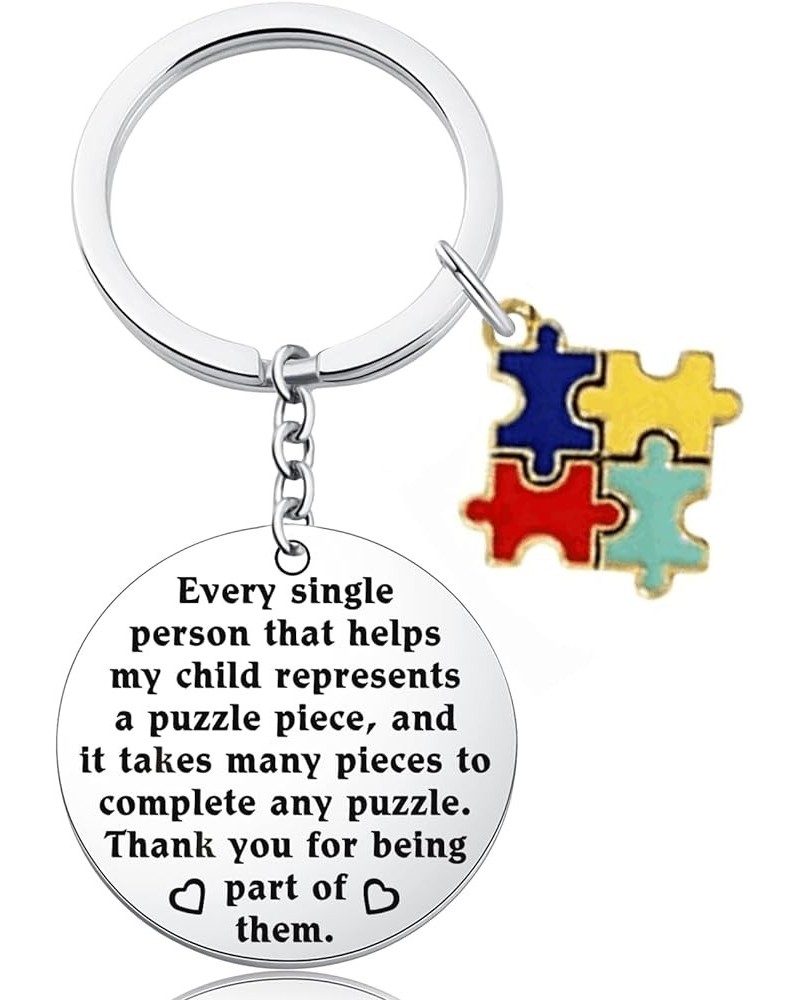 Autism Awareness Keychain Autism Awareness Gift Autistic Teacher Therapist Appreciation Gift Autism Keychain $7.60 Pendants