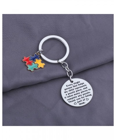 Autism Awareness Keychain Autism Awareness Gift Autistic Teacher Therapist Appreciation Gift Autism Keychain $7.60 Pendants