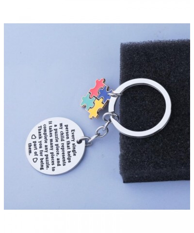 Autism Awareness Keychain Autism Awareness Gift Autistic Teacher Therapist Appreciation Gift Autism Keychain $7.60 Pendants