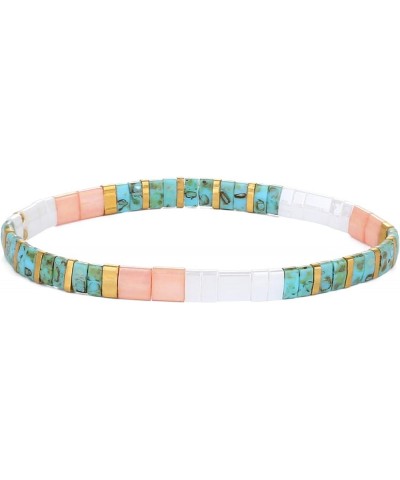 Tila Miyuki Beads Bracelets Colorful Strand Stretch Bracelets Mixed Friendship Bracelets 03F $11.80 Bracelets