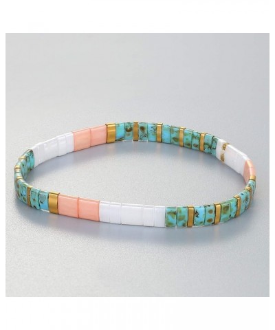 Tila Miyuki Beads Bracelets Colorful Strand Stretch Bracelets Mixed Friendship Bracelets 03F $11.80 Bracelets