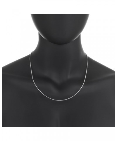 1.2mm Solid .925 Sterling Silver Square Box Chain Necklace 20.0 Inches $24.93 Necklaces