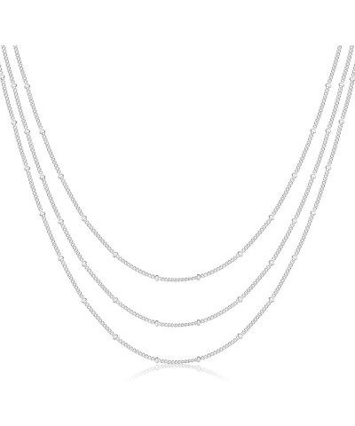 Dainty Layered Necklaces for Women Trendy Layered Gold Necklace Paperclip Box Chain Layered Necklace Set Jewelry Gifts for Wo...