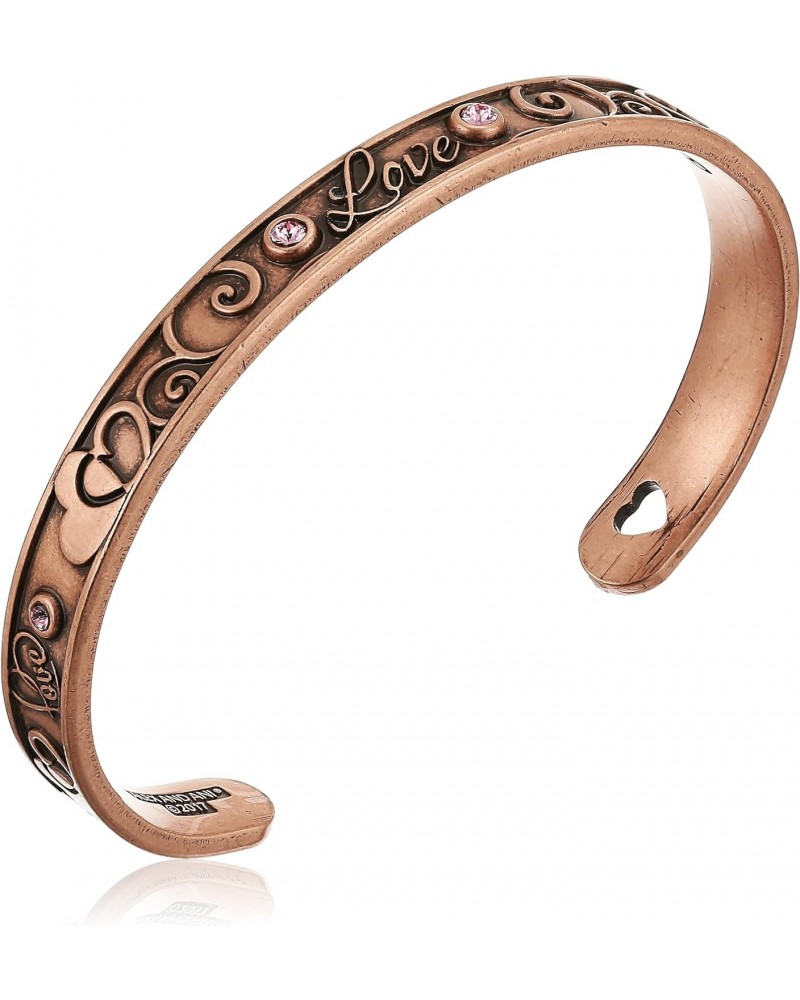 Love Rafaelian Rose Gold Cuff Bracelet $13.94 Bracelets