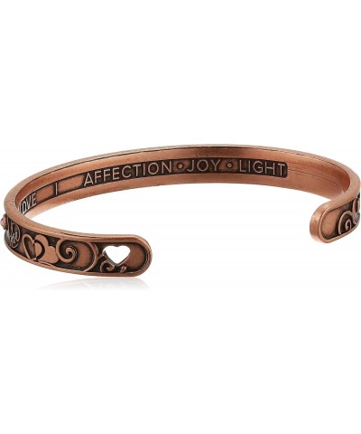 Love Rafaelian Rose Gold Cuff Bracelet $13.94 Bracelets