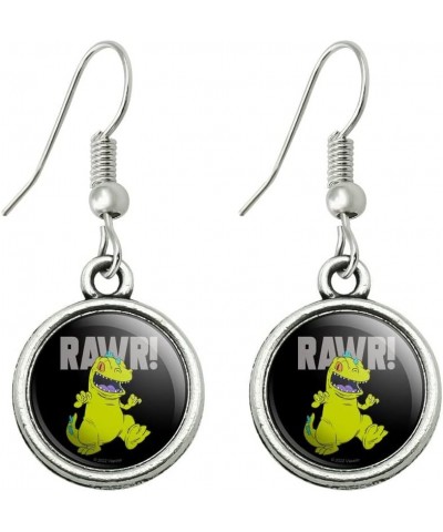 Rugrats Reptar Rawr! Novelty Dangling Drop Charm Earrings $10.07 Earrings